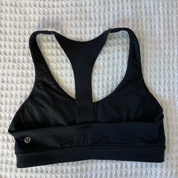 Lulu Lemon Black Sports Bra Size 8 - Picture 2 of 2